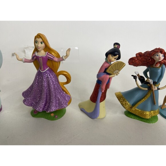 Disney Store Princess Jasmine Rapunzel PVC Figure Toy Lot of 5 Cake Toppers - Picture 4 of 7